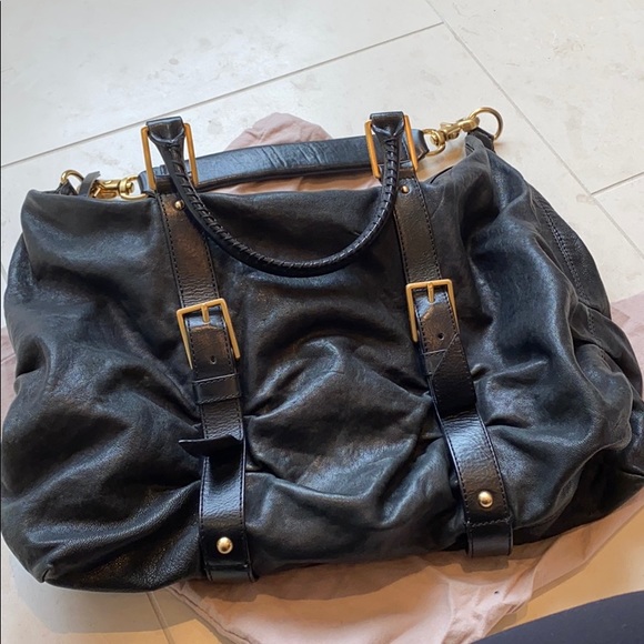 Botkier Duffle in Black Leather - Picture 2 of 3